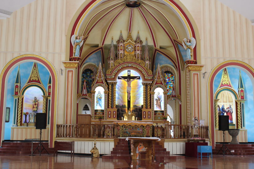 Inside St. Thomas church